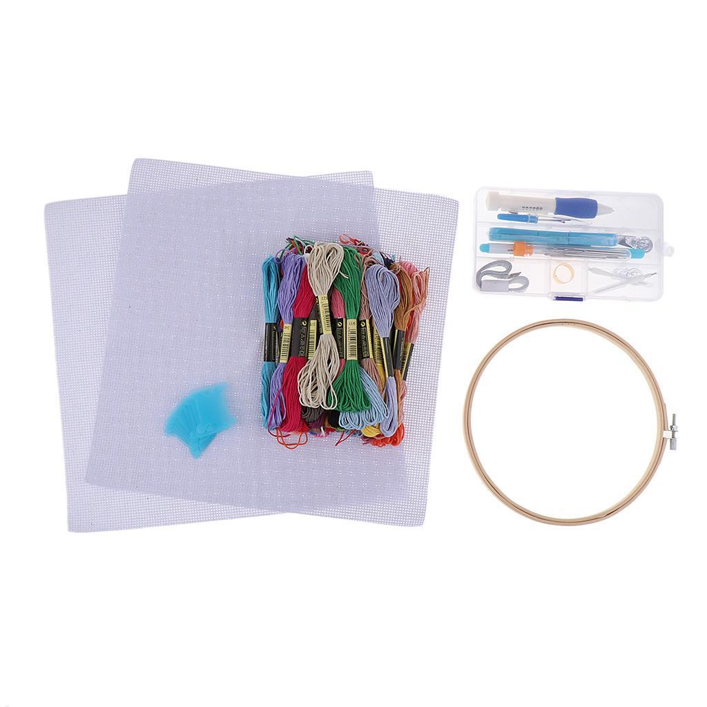 Full Range Of Embroidery Starter Kit Cross Stitch Tool Kit For Beginners