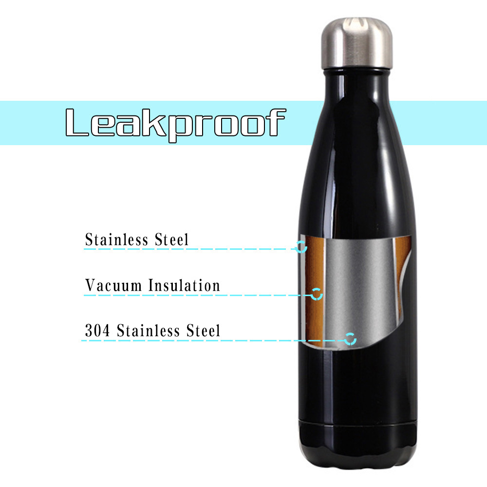Bình 500ML Giữ Nhiệt 12 Giờ Bằng Thép Không Gỉ Chống Rò Rỉ