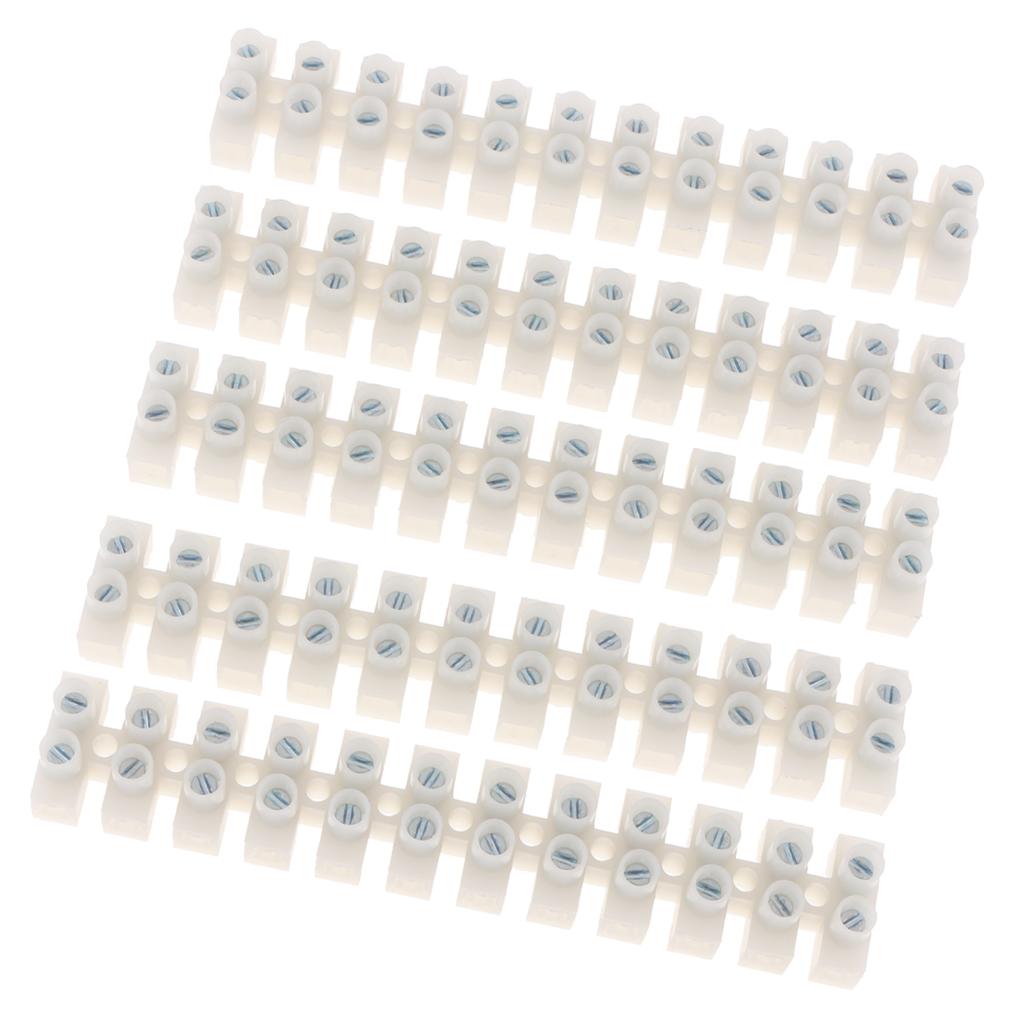 5pcs PA10 Barrier Terminal Strip Block for industry or homeimprovement