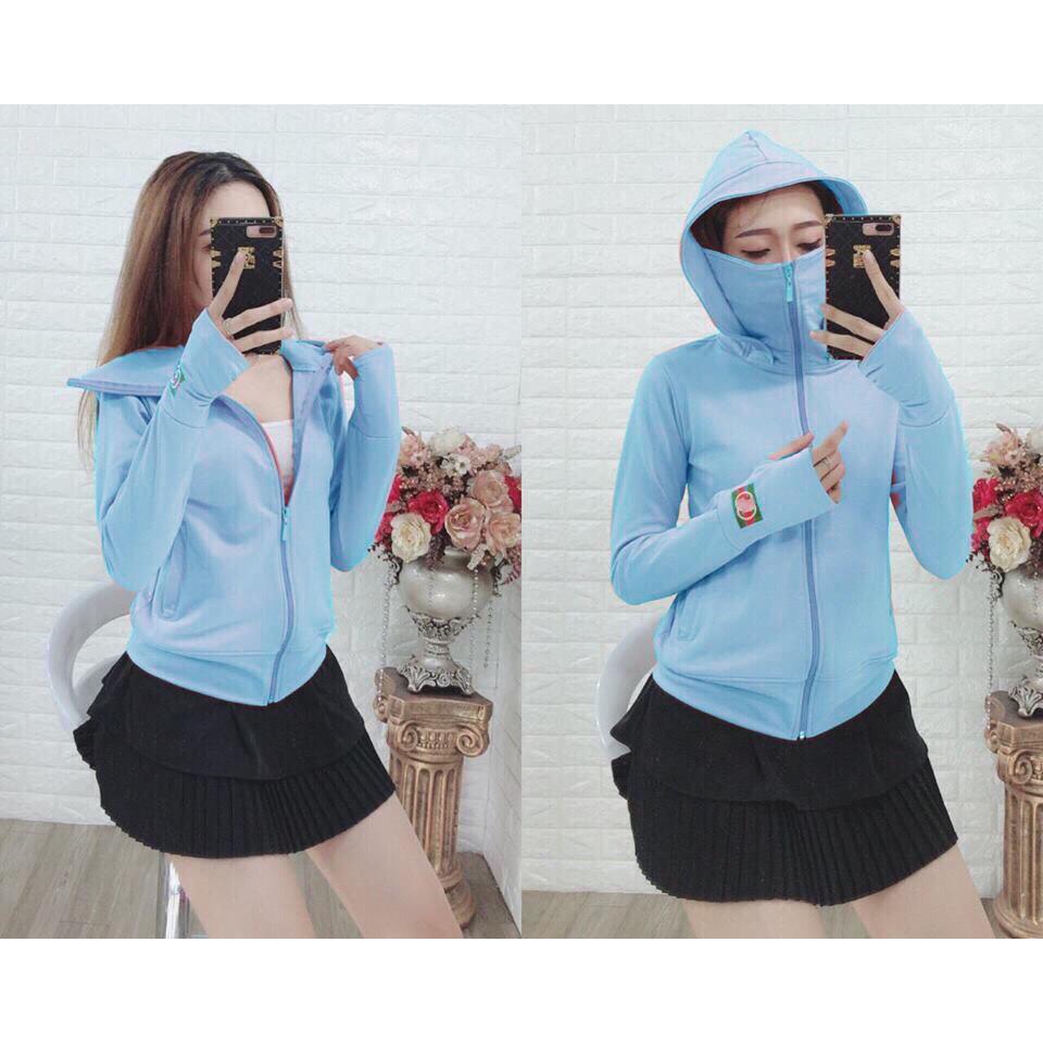 Áo khoác chống nắng nữ tay sỏ ngón CX01-Tím