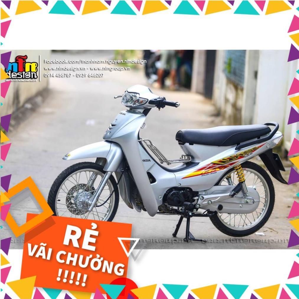 Tem Rời Wave Nhỏ Mẫu 2004 Bạc Đỏ Vàng