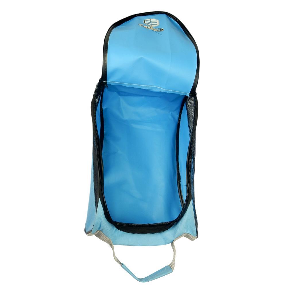 Set of 2 Portable Breathable Golf Shoes Bag Zippered Sports Shoes Case Bag