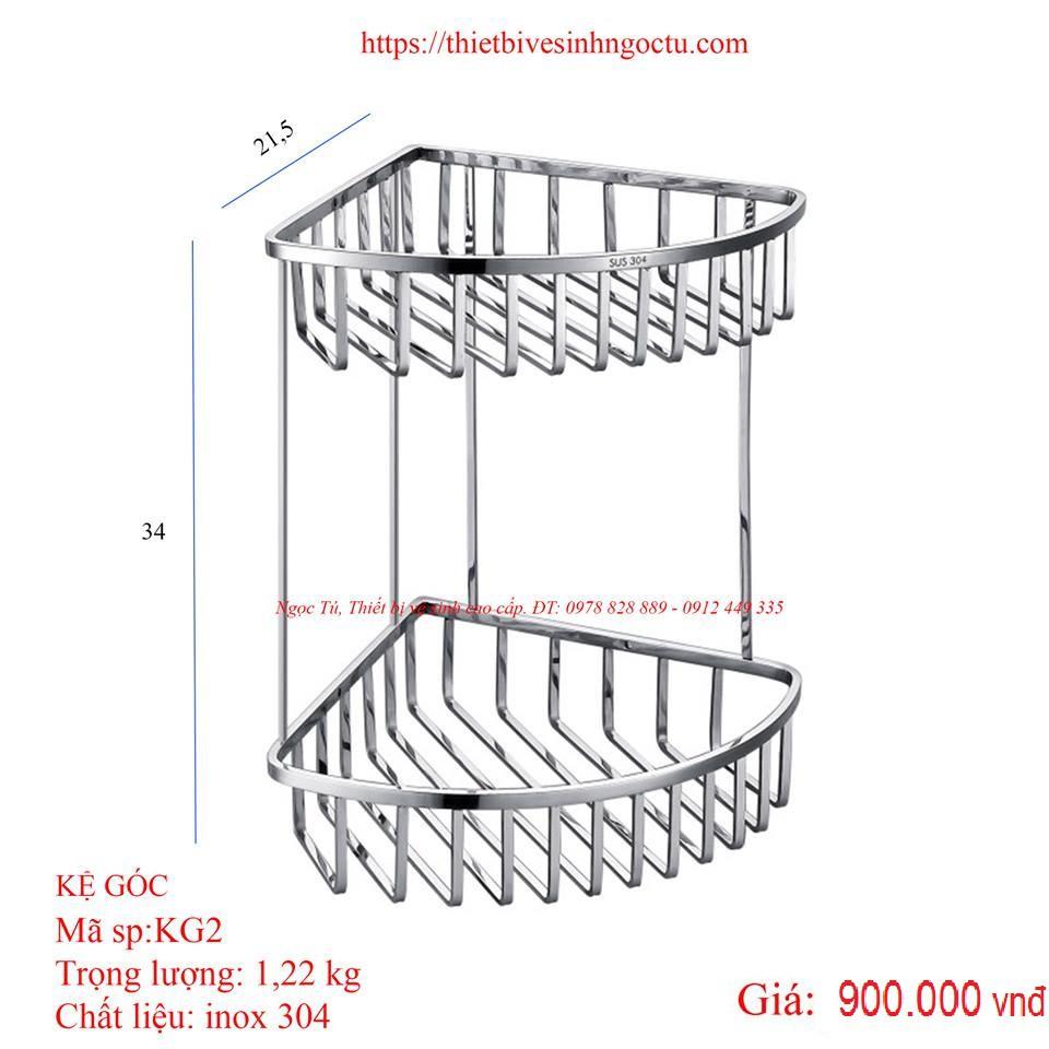 Kệ góc inox 304 - KG2