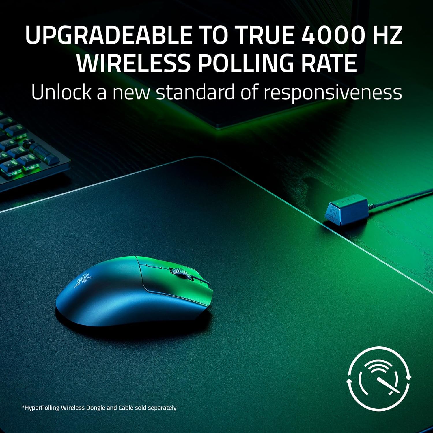 Chuột không dây Razer Viper V3 Hyperspeed - Wireless Esports Gaming Mouse_Mới, hàng chính hãng