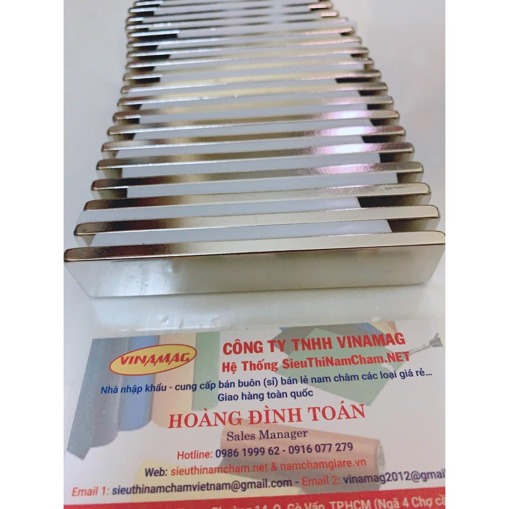 Nam châm , nam châm viên , nam châm chữ nhật , nam châm 100x20x5mm