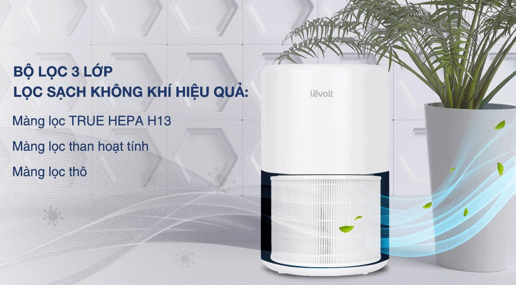 Máy lọc không khí Levoit Core 200s 26W - Hàng chính hãng