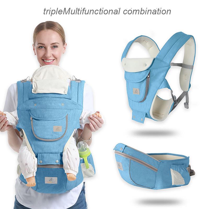 Gabesy Công Thái Học Cho Bé Ba Lô Trẻ Sơ Sinh Hipseat Carrier Mặt Trước Ba Lô Eo Phân Bé Túi Bảo Quản 0-36 tháng