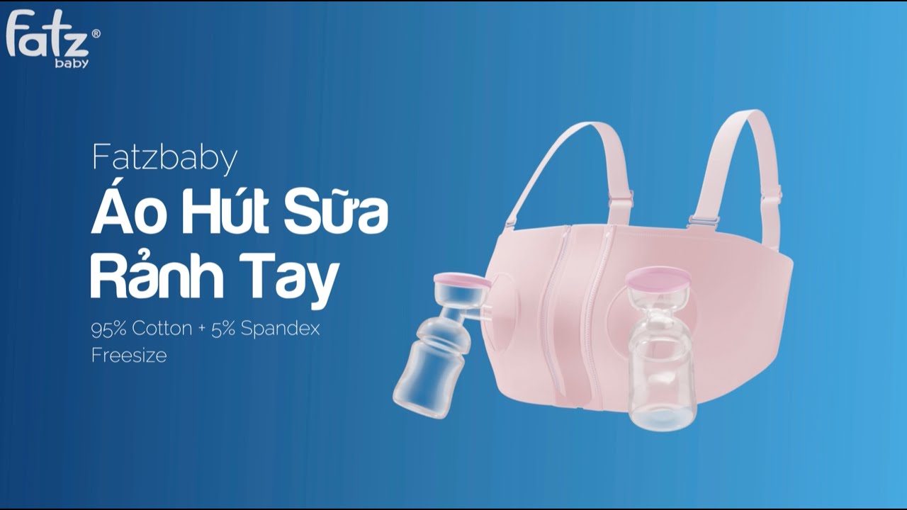 Áo Hút Sữa Rãnh Tay Fatzbaby FB0023VN - Tặng 1 túi trữ sữa UNIMOM 210ML