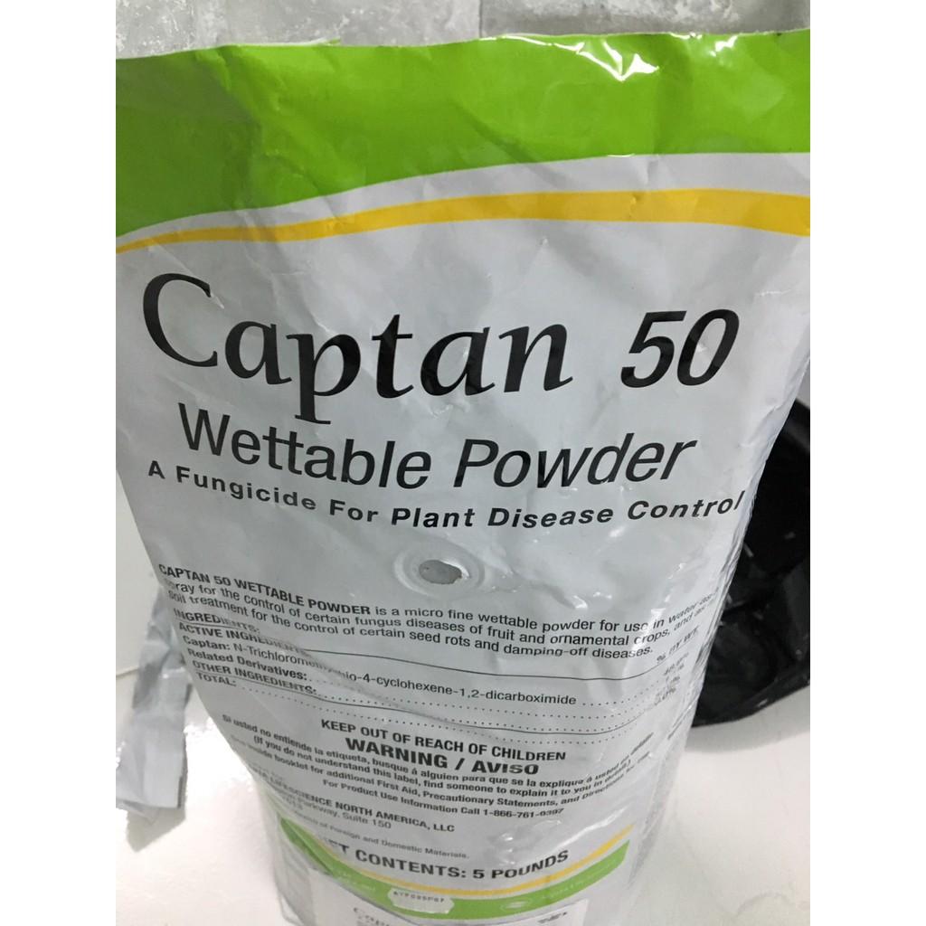 Sản phẩm TRỪ BỆNH HẠI CÂY CAP TAN gói 50g - hàng nhập từ Mỹ được ra từ gói lớn