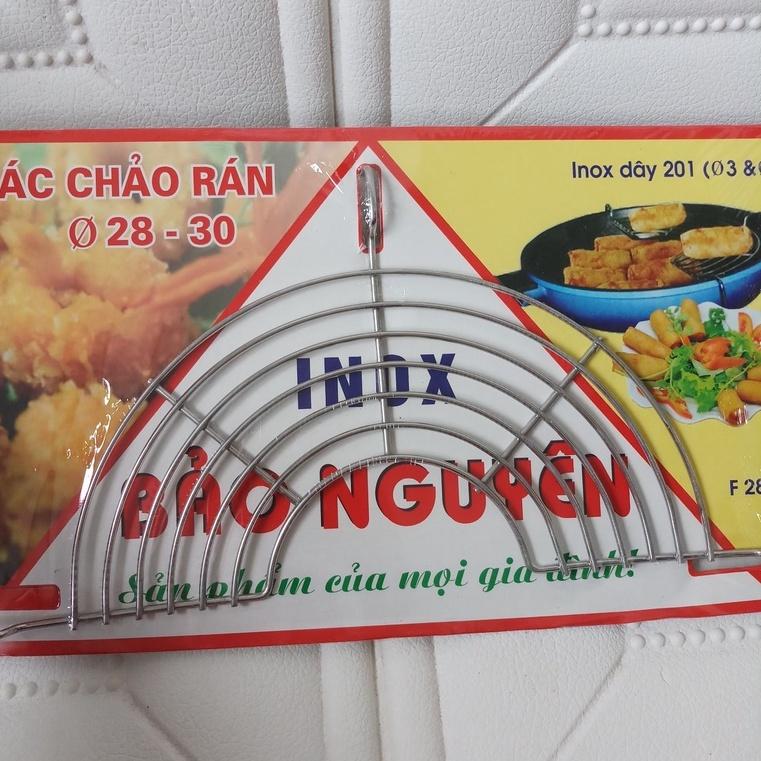 Vỉ gác chảo chiên rán inox cao cấp tiện dụng