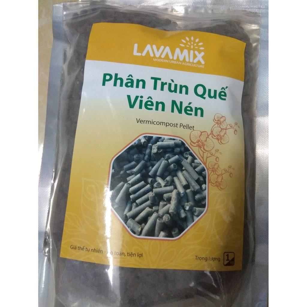 Phân trùn quế viên nén - gói 1 kg
