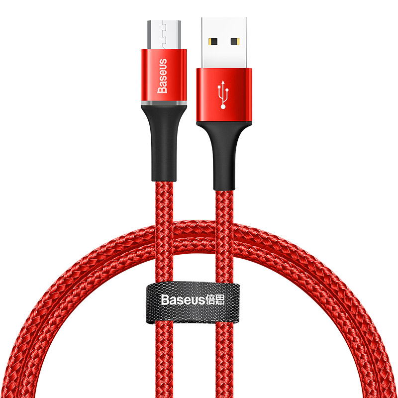 Cáp sạc nhanh Baseus Halo Data Micro USB Quick Charge Cable (3A, Quick charge 3.0, LED Light indicator) - Hàng chính hãng