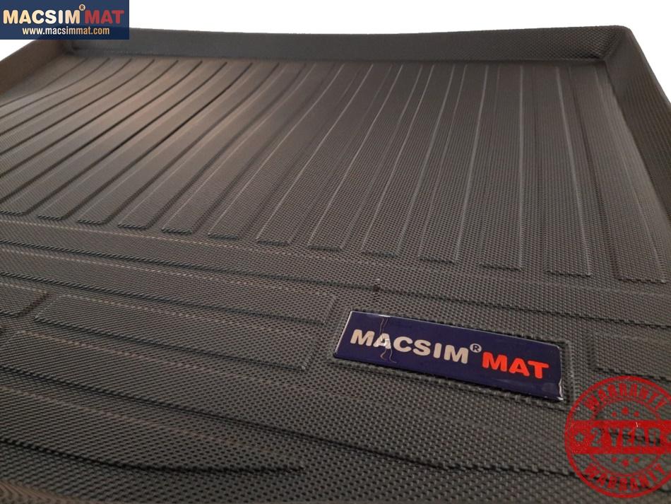 Thảm lót cốp Ford Focus (Hatchback) 2012-2017 nhãn hiệu MacsimMat chất liệu TPV cao cấp màu đen