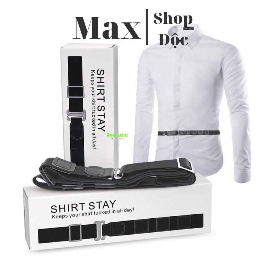 Đai Giữ Áo Sơ Mi Thẳng Khi Sơ Vin Đóng Thùng Shirt Stay Maxshopdoc Dây Nịt Thít Áo Sơ Mi Co Giãn Cho Nam Nữ