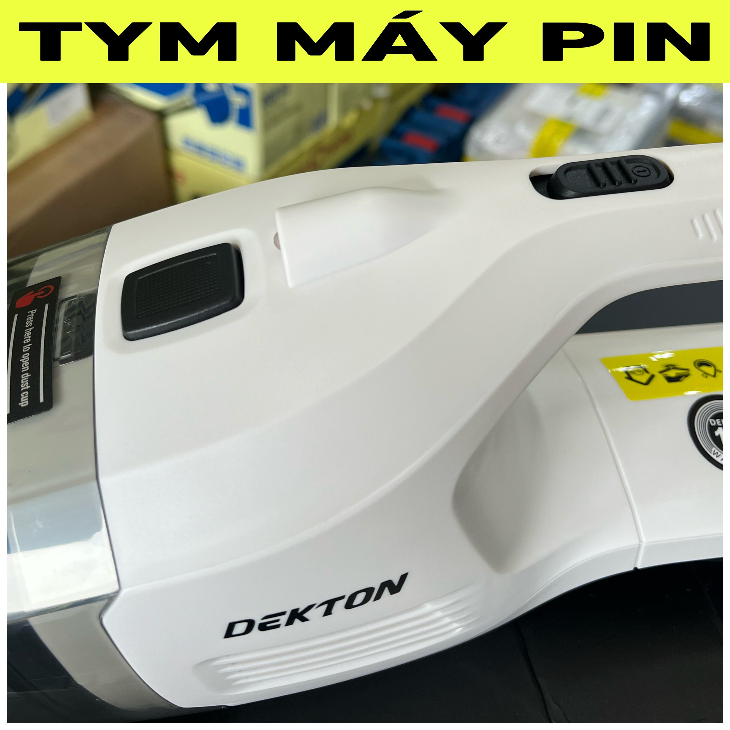 Máy hút bụi dùng pin 21V Dketon M21-HB01 – TYM MÁY PIN