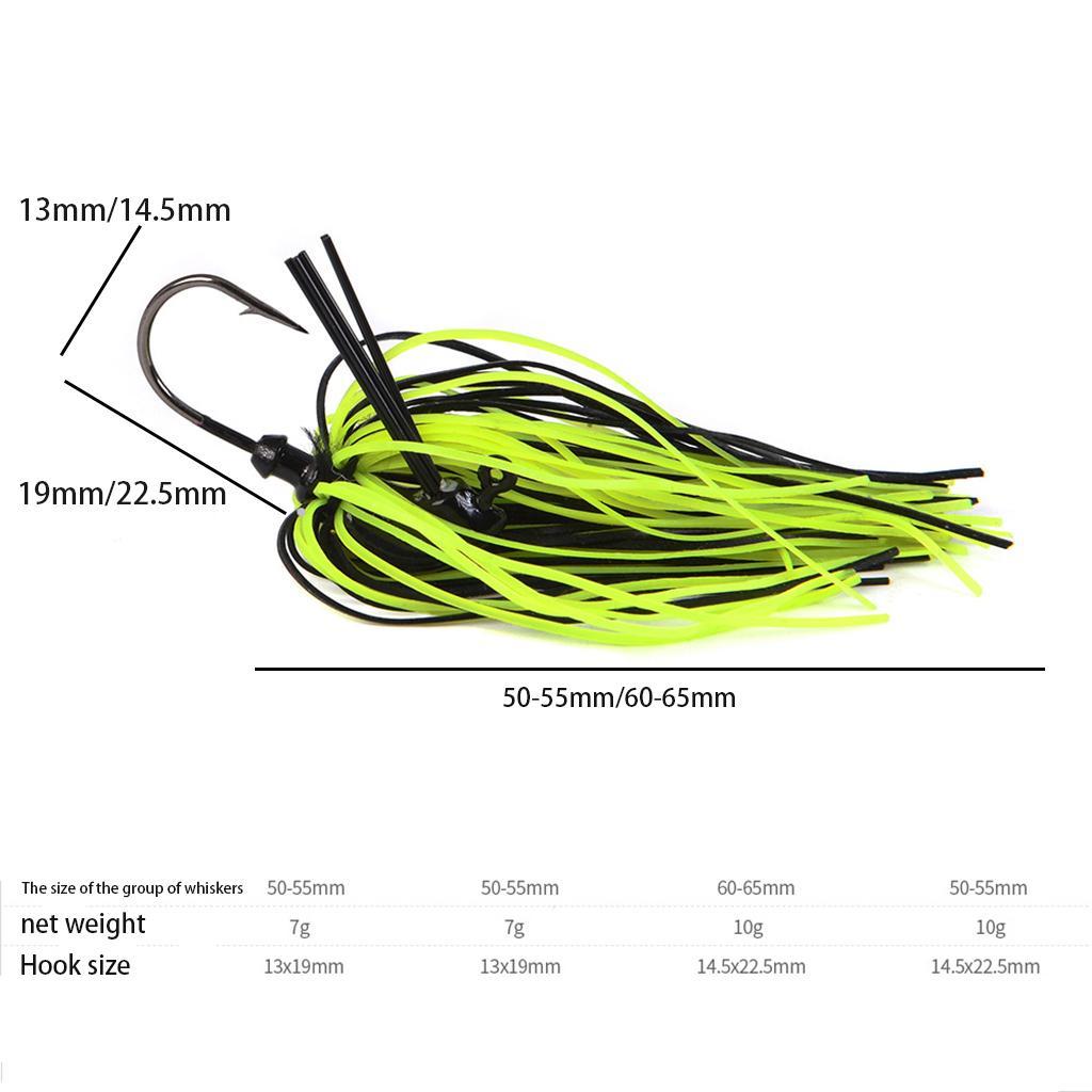 Bass Fishing Jigs Football  Metal  Fishing  Kit