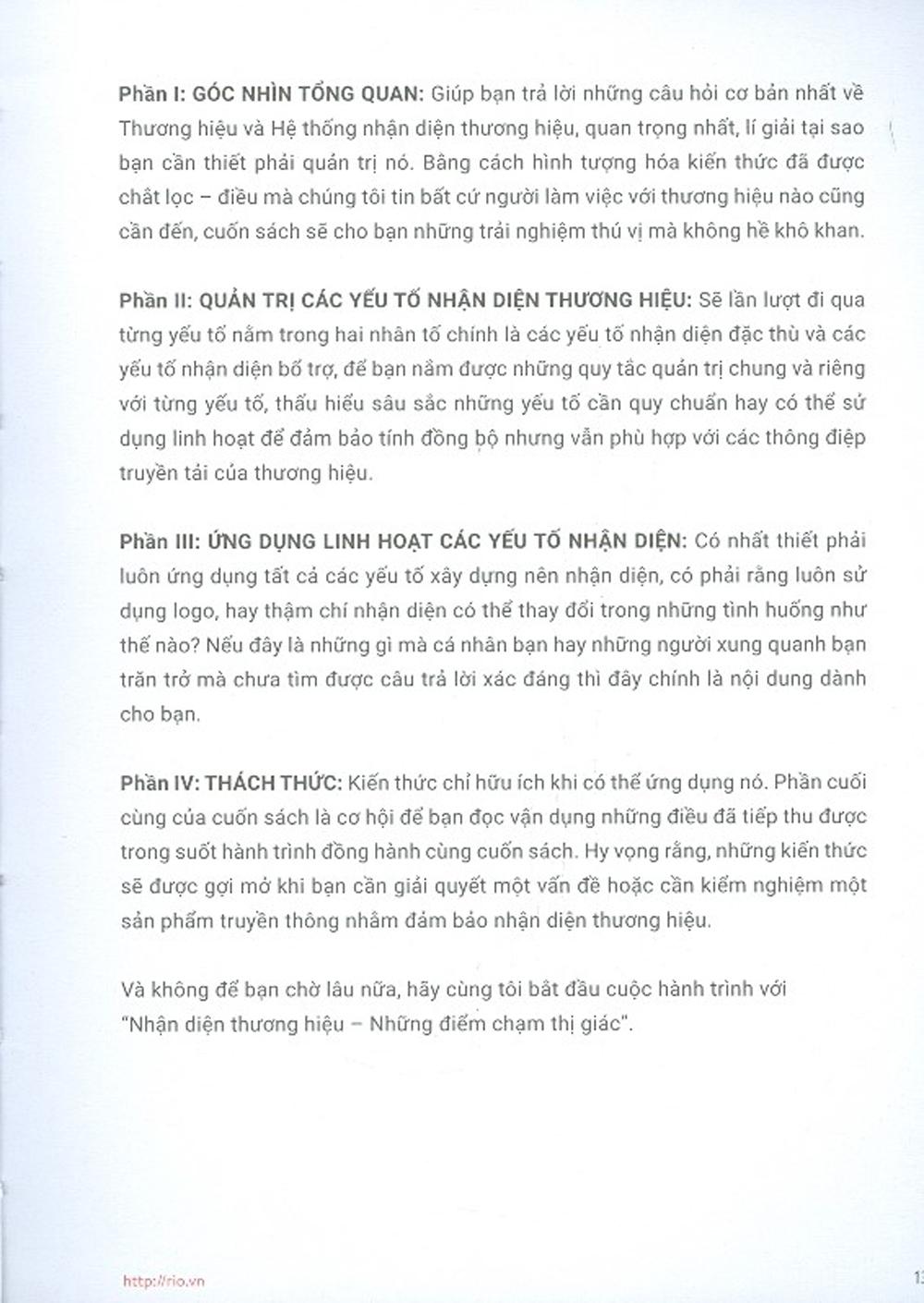 Sách Rio Book No.2 - Nhận Diện Thương Hiệu, Những Điểm Chạm Thị Giác (Tái Bản)