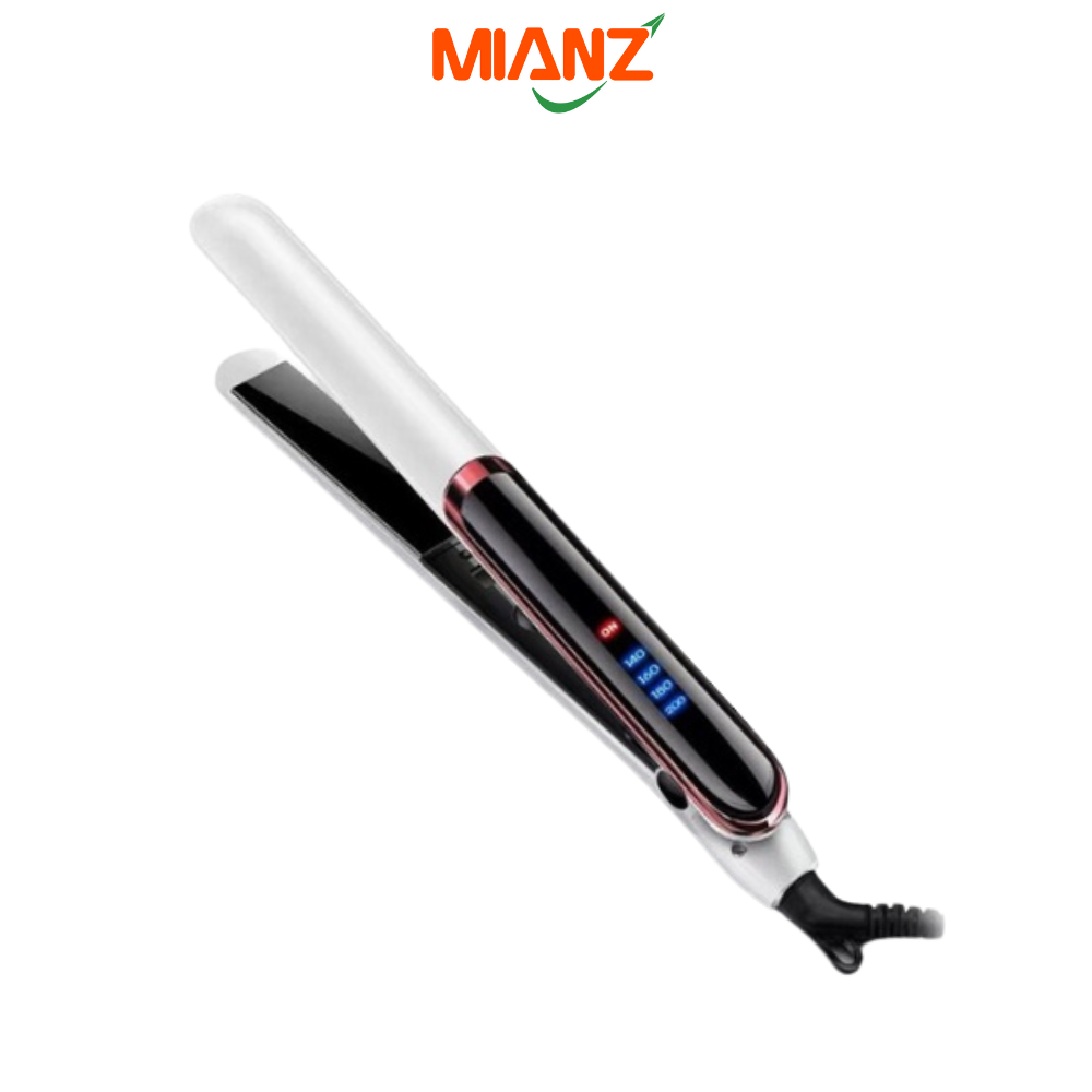 Máy Ép Duỗi, Là, Uốn Xoăn Tóc Hàn Quốc Cao Cấp Tạo Kiểu Tóc 3 Trong 1 - Máy Kẹp Tóc Cao Cấp Na - 8868 Mianz Group - Trắng