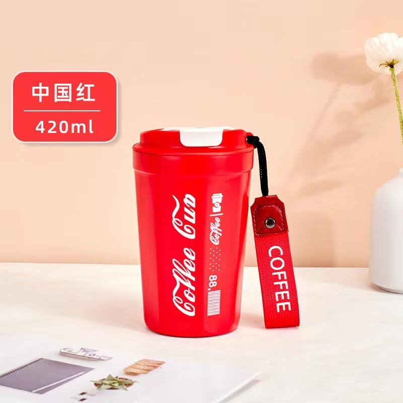 cốc giữ nhiệt cao cấp uống cà phê họa tết coffe cup inox 304 dày dặn sang trọng dùng trong ô tô văn phòng