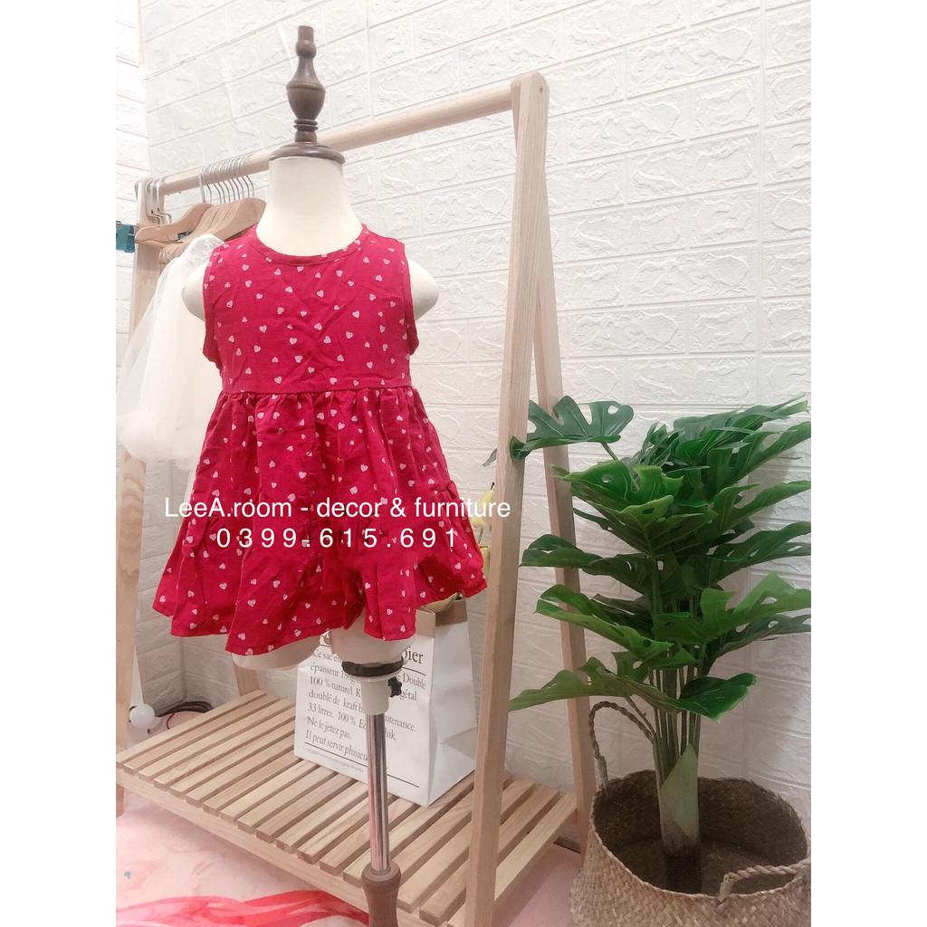 Kệ Treo Gỗ Chữ A Cao Cấp - Size 1FM - Giá Treo Shop Trẻ Em/Shop Thời Trang Nữ