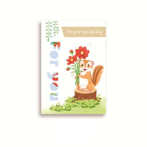 Thiệp For you sóc
