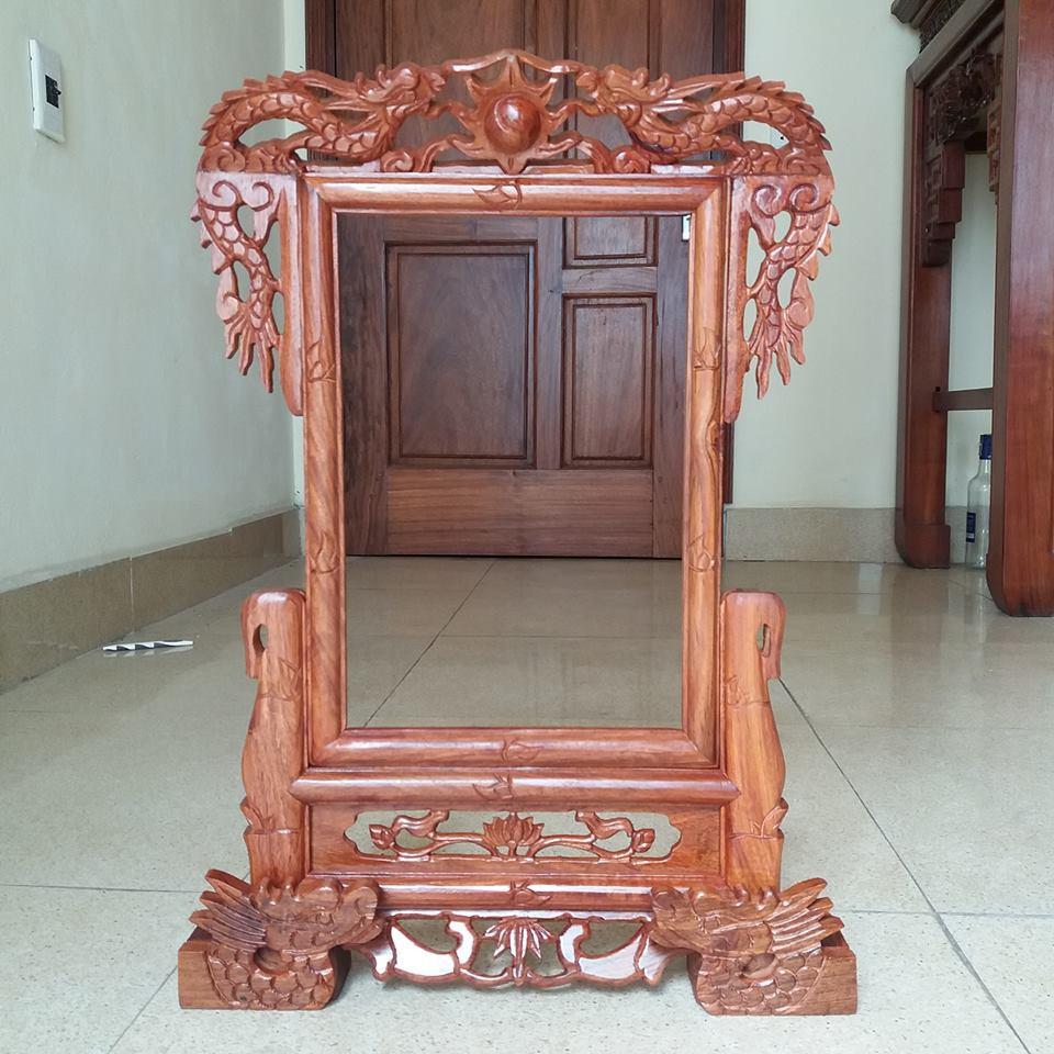 Khung ảnh thờ cúng gỗ hương kích thước ảnh 20cmx30cm