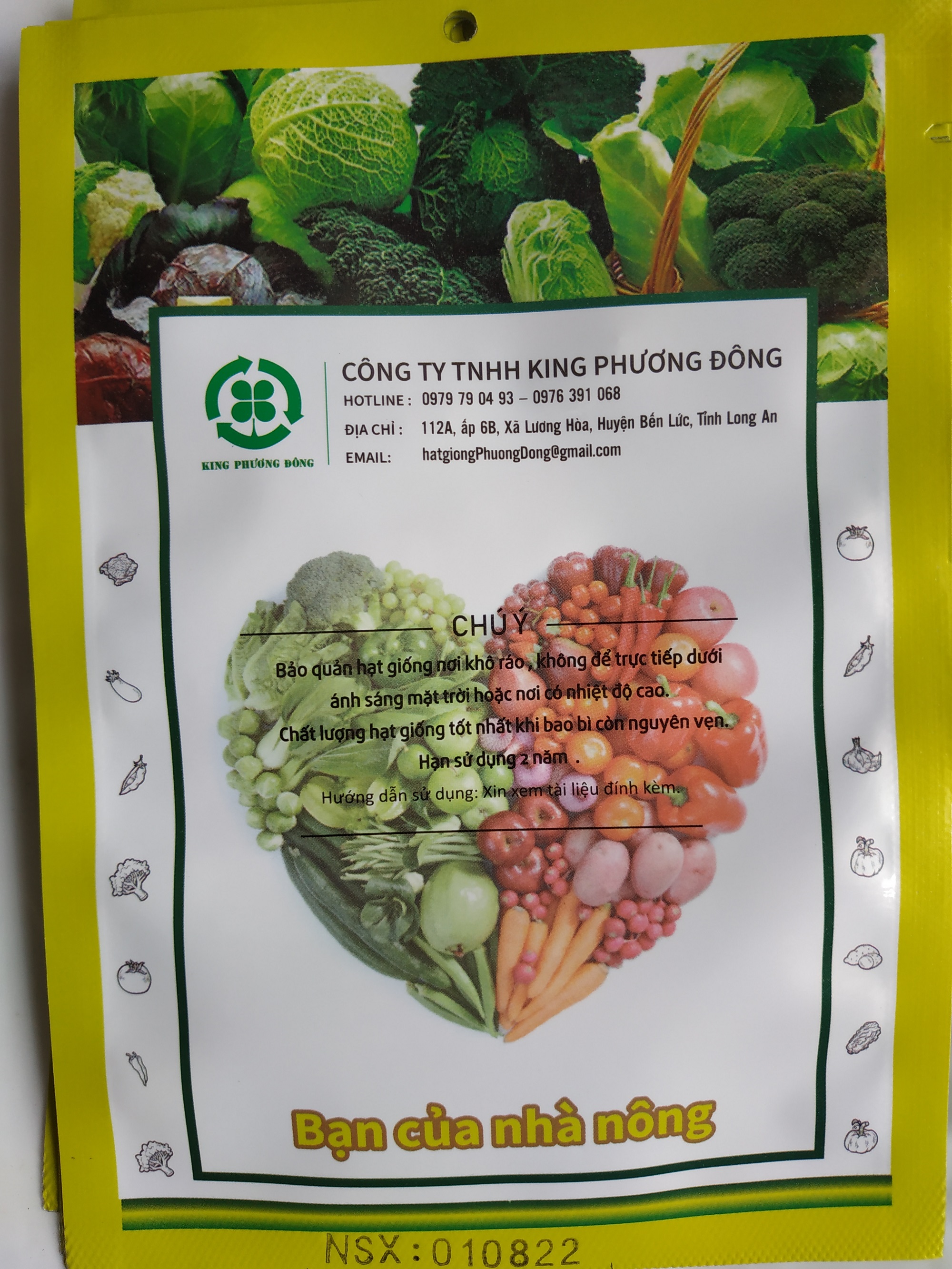 Hạt giống CÀ PHÁO TRẮNG - gói 0.5gram