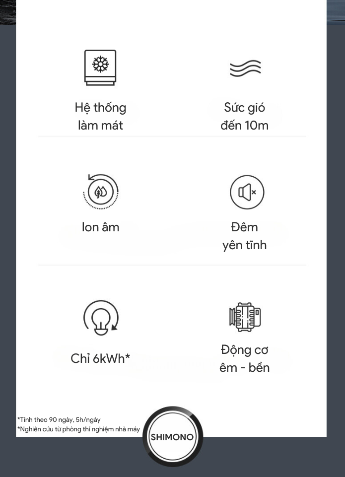 Quạt tháp làm mát SHIMONO SM-CTF42T - Hàng chính hãng