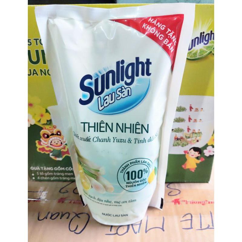 Nước lau sàn Sunlight hương thơm tinh dầu sả chanh 700ml chính hãng