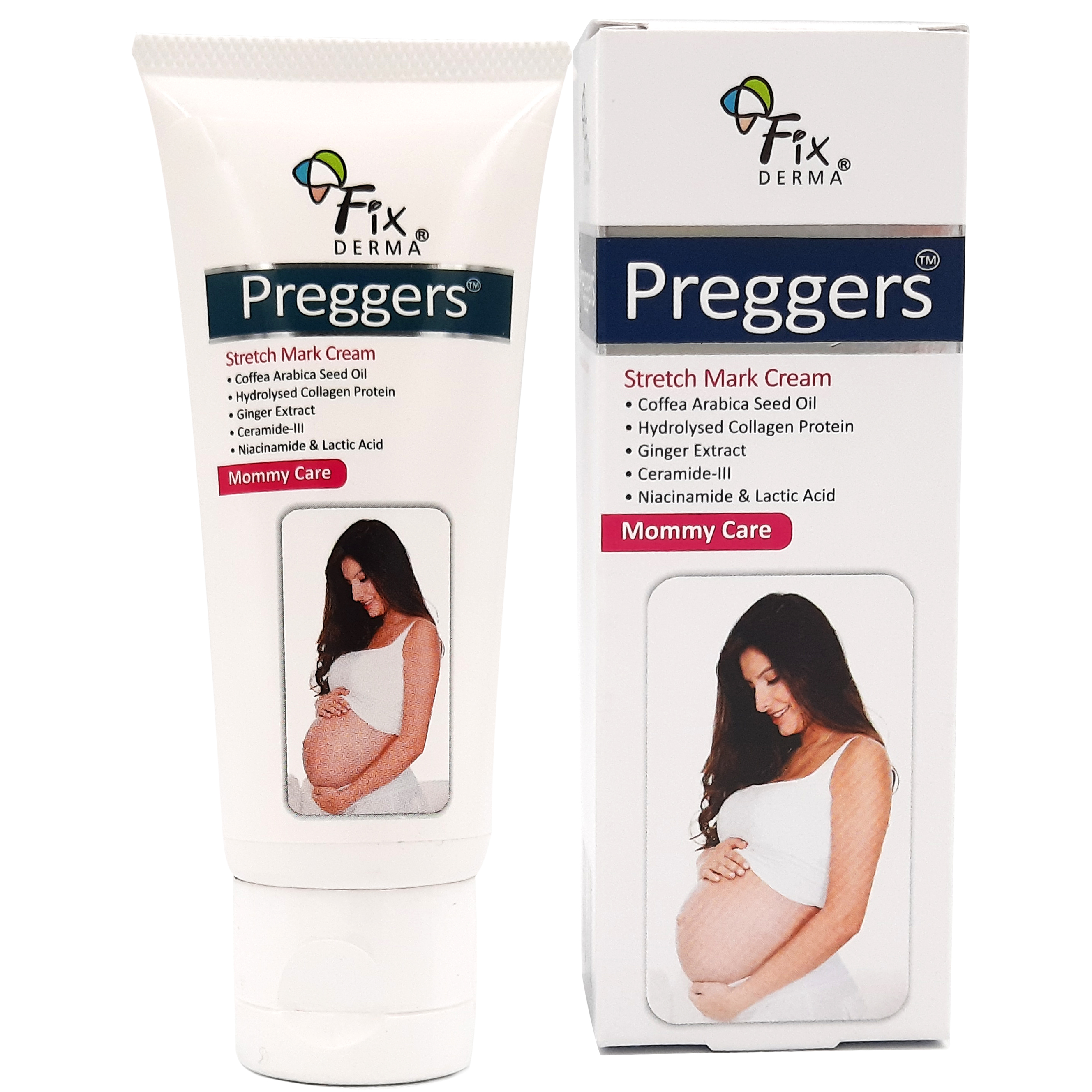 Kem ngăn ngừa và làm mờ vết rạn da Fixderma Preggers Stretch Mark Cream (60g)