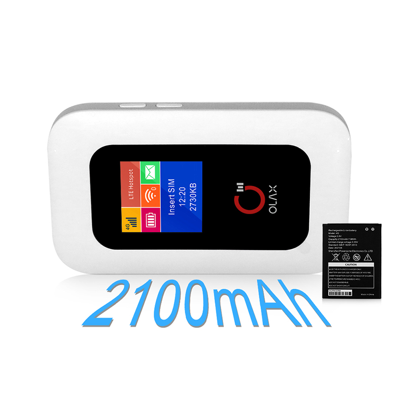Bộ Phát Wifi Cầm Tay 4G/3G ZTE OLAX MF980L  Tốc Độ 150Mb Màn Hình LCD Hiển Thị Thông Minh- Hàng Chính hãng