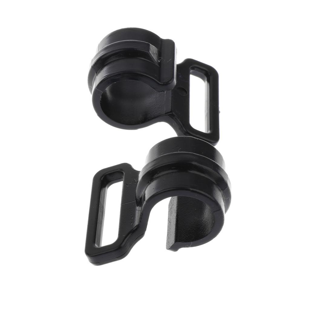 30 Pieces Camping Tent Clips Accessories Tent Hook Clamp Tool Durable Black 2.5cm