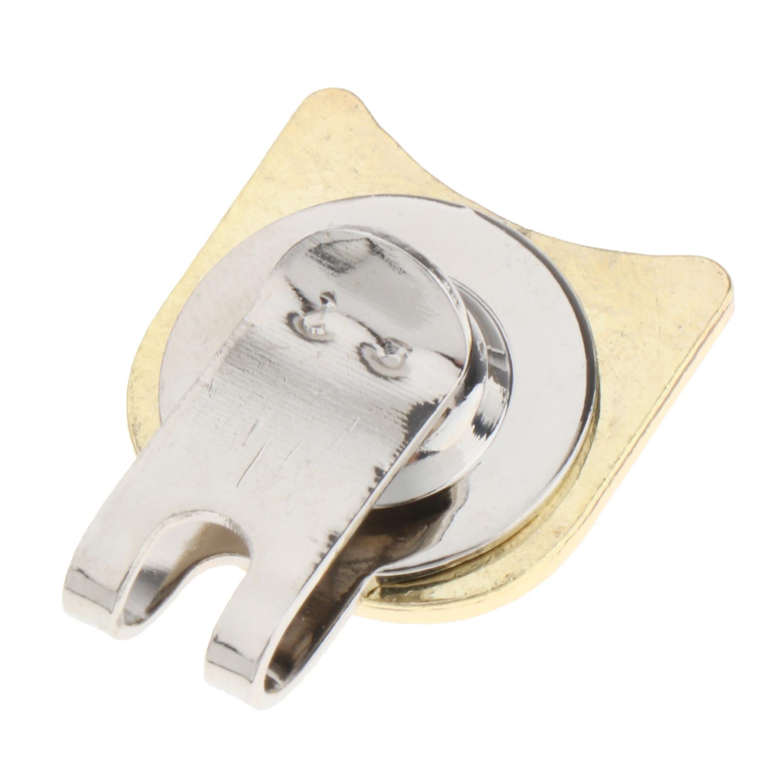 Golf Hat Clip Marker Putt Alignment Tool Marker Golden