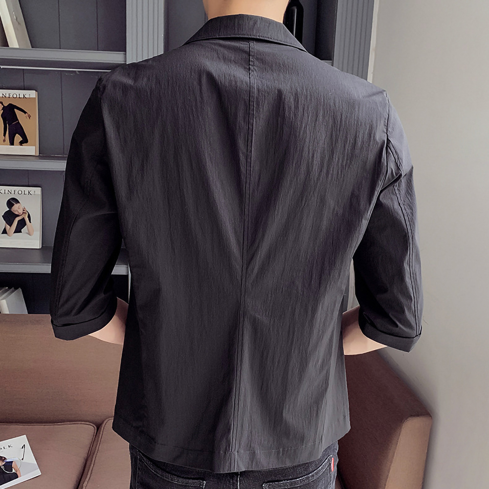 Áo khoác Nam Áo khoác phối cổ Vest được làm từ chất liệu vải Polyester, không nhăn, không nhàu, không phai màu T8