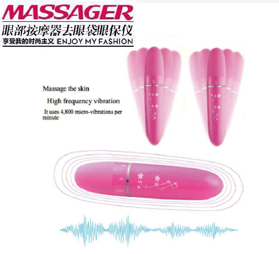 Dụng cụ Massage Mát Mạnh Rung Tê Mạnh Cầm Tay Mini (Giao Ngẫu Nhiên Màu Trắng Tươi Hoặc Hồng Đậm)