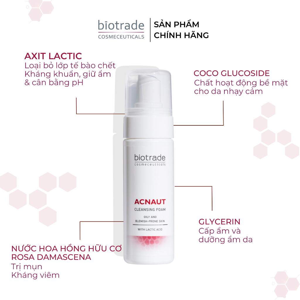 Sữa Rửa Mặt Dạng Bọt Biotrade Acnaut Cleansing Foam 150ml