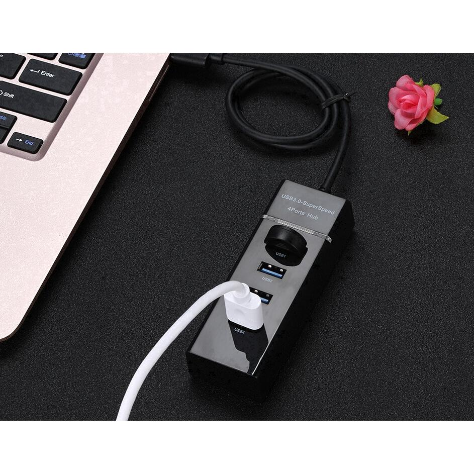 Bộ chia 4 cổng USB 3.0 5Gbps siêu tốc , tốc độ cao cho máy tính