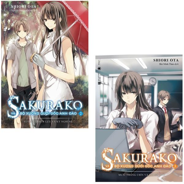 Bộ Sách Sakurako Và Bộ Xương Dưới Gốc Anh Đào - Tập 2 + Tập 3 - Tặng Kèm 2 Bookmark + Poster + Móc Khóa