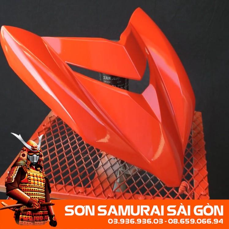 Sơn SAMURAI KUROBUSHI 115 MÀU CAM chính hãng dành cho xe máy