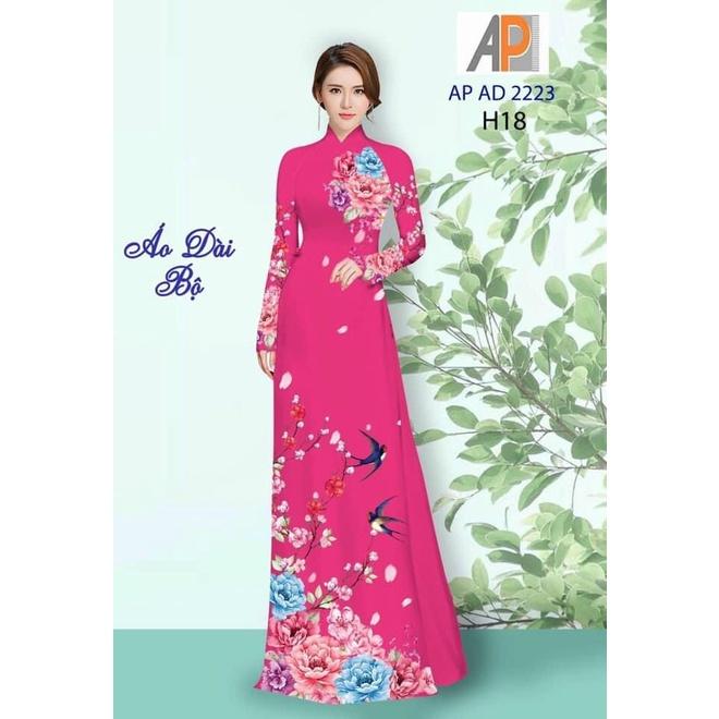 Vải áo dài phong cảnh