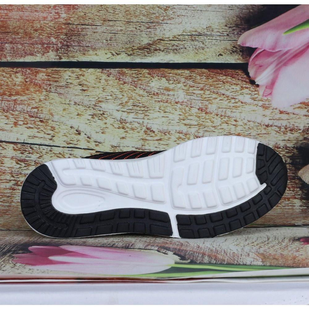 Giày thể thao nam thời trang đen cam HG104