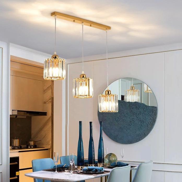 Đèn thả pha lê TOGU cao cấp trang trí nội thất hiện đại, sang trọng.