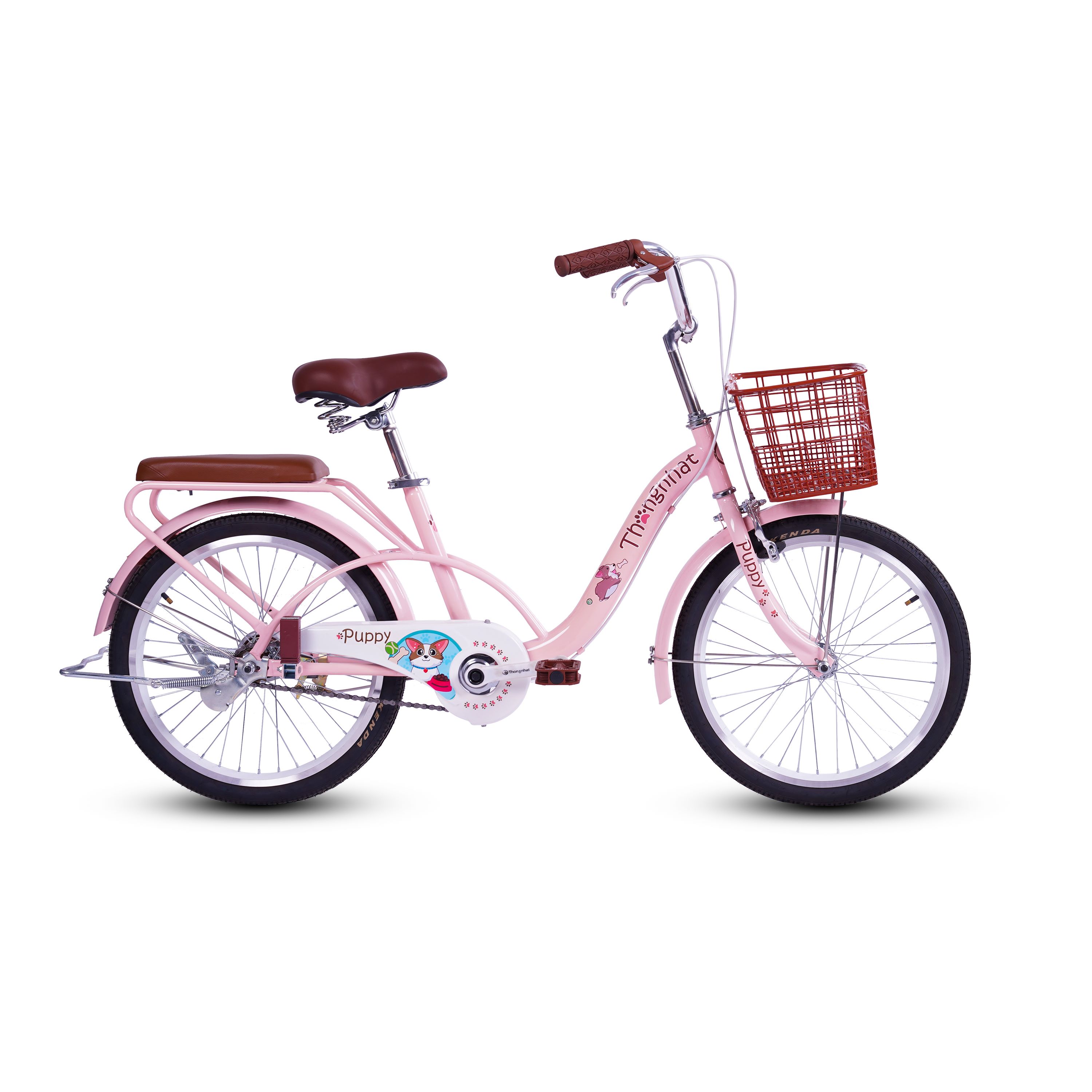 Xe đạp trẻ em Thống Nhất Puppy 20inch Phù hợp với trẻ cao từ 1m20 đến 1m40