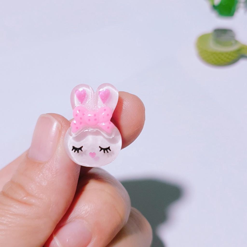Sticker trang trí dép cross / nút gắn hkdesign mẫu hình hoa quả gắn sục
