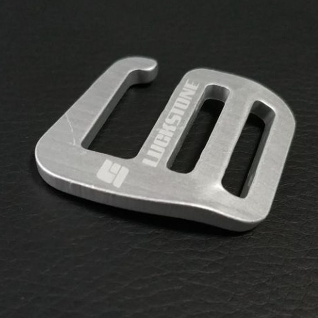 10x2 Pieces 1 Inch G Hook Webbing Buckle for Backpack Strap Webbing 25mm Silver