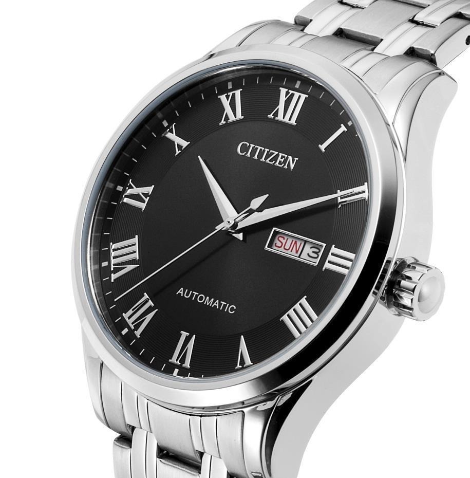 Đồng Hồ Citizen NH8360-80E Nam Dây Kim Loại Máy Cơ 44mm