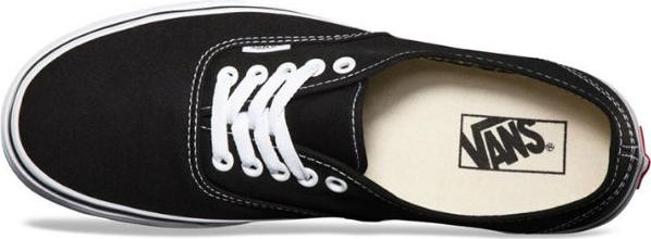 Giày Sneaker Unisex Authentic Vans - VN000EE3BLK