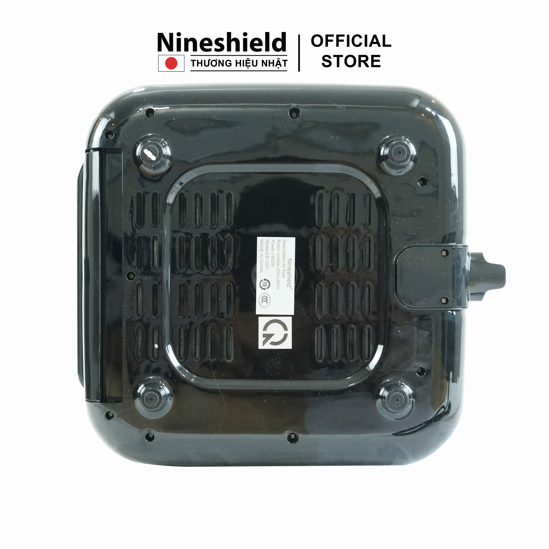 Nồi chiên không dầu Nineshield dung tích 12L KB1201 - Hàng chính hãng