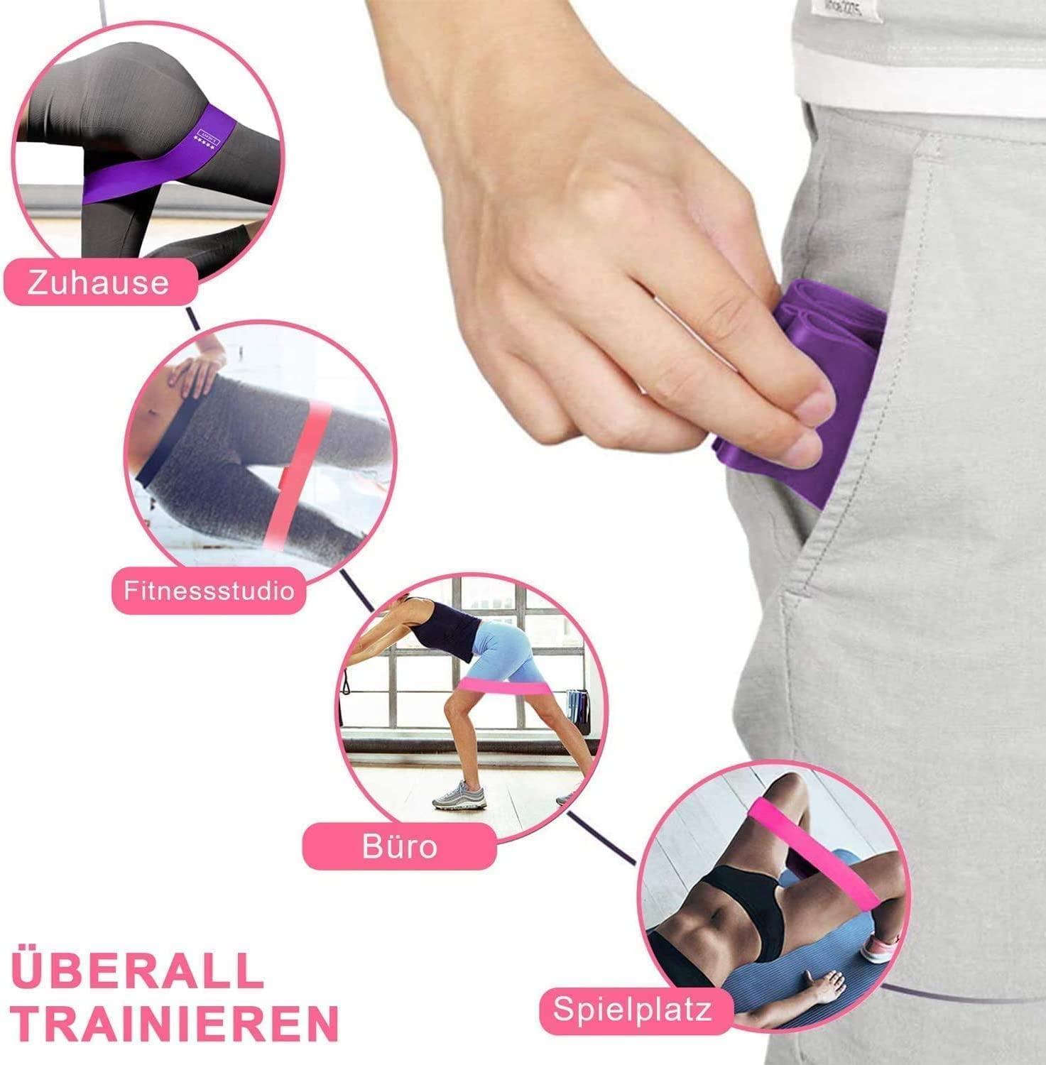 Bộ dây đeo tập thể dục, dây chằng tập thể dục thể dục dài băng chống băng giữ băng nhóm thể thao ban nhạc Kháng