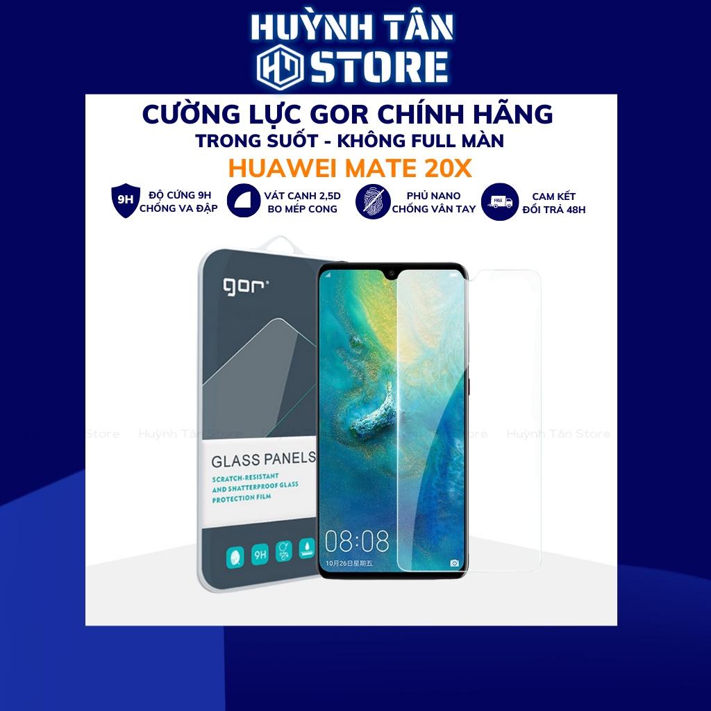 Kính cường lực Mate 20X trong suốt chính hãng Gor - Hàng nhập khẩu